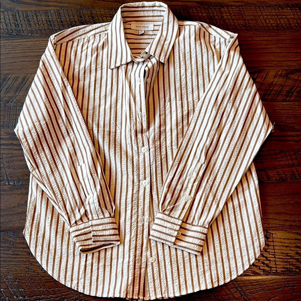 Banana Republic Factory linen button down
